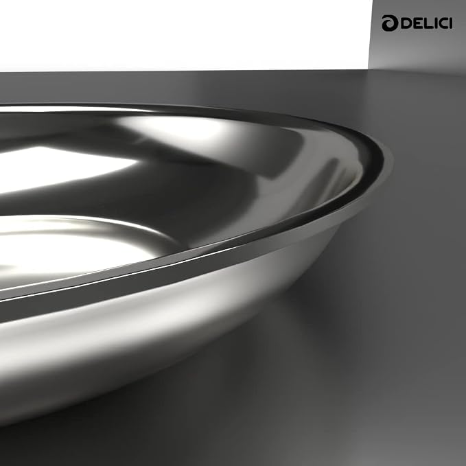 Delici DTFP26 Magical 26 cm Tri-Ply Stainless Steel Fry Pan