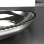 Delici DTFP26 Magical 26 cm Tri-Ply Stainless Steel Fry Pan