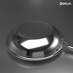 Delici DTFP26 Magical 26 cm Tri-Ply Stainless Steel Fry Pan