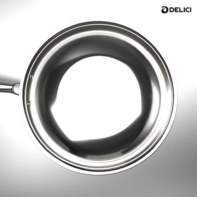 Delici DTFP26 Magical 26 cm Tri-Ply Stainless Steel Fry Pan