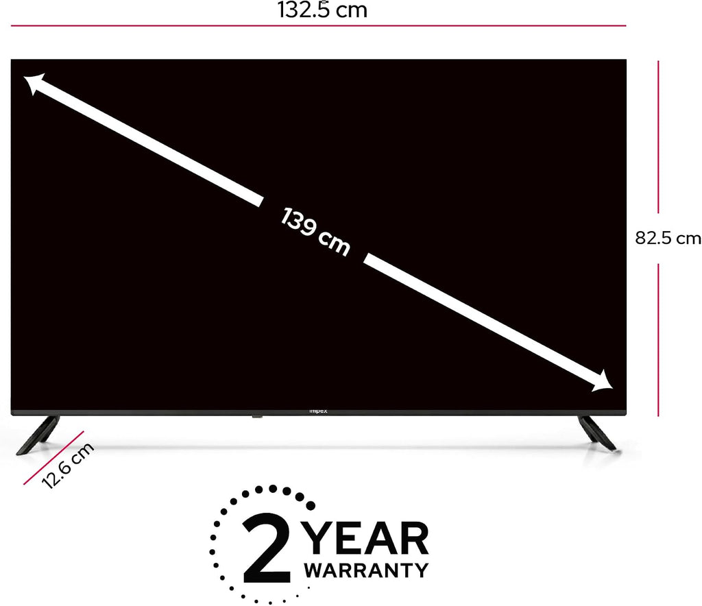 Impex Wios55Q 55-Inch QLED 4K UHD Smart TV with Whale OS