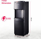 Impex WD3904B – موزع مياه ساخن وبارد بحنفيتين مع تبريد بالضاغط