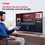 Impex evoQ 55S4QLC2R120 55" QLED 4K 120Hz Google TV | Dolby Vision & Atmos