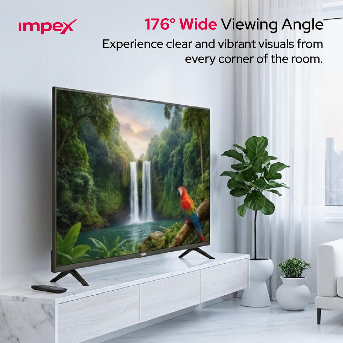 Impex Wios55Q 55-Inch QLED 4K UHD Smart TV with Whale OS