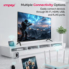 Impex Wios55Q 55-Inch QLED 4K UHD Smart TV with Whale OS