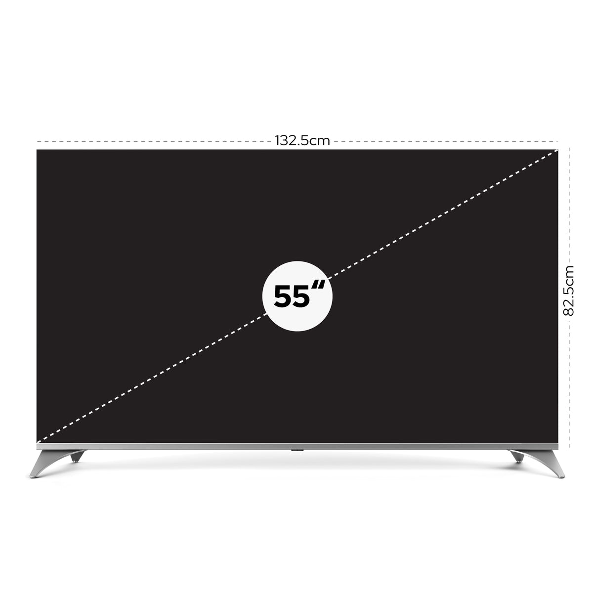 Impex evoQ 55S4QLC2R120 55" QLED 4K 120Hz Google TV | Dolby Vision & Atmos