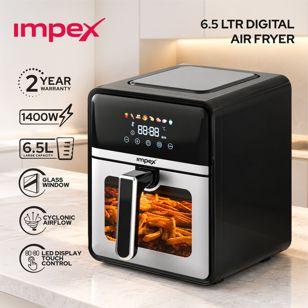 Impex AF 4304 6 Litre Mechanical Air Fryer