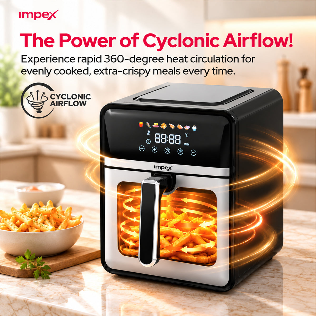 Impex AF 4304 6 Litre Mechanical Air Fryer