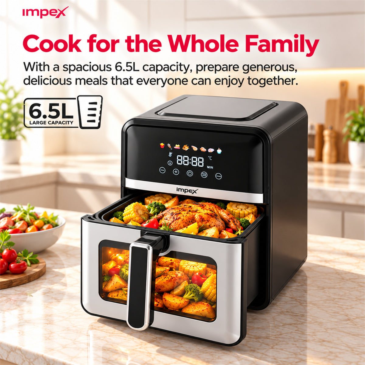 Impex AF 4304 6 Litre Mechanical Air Fryer