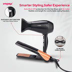 Impex HSK101 – Hair Dryer & Straightener Combo Hair Styler