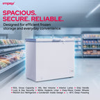 Impex IMCF150W – 150L Chest Freezer with Lock, Castor Wheels & Interior Lamp