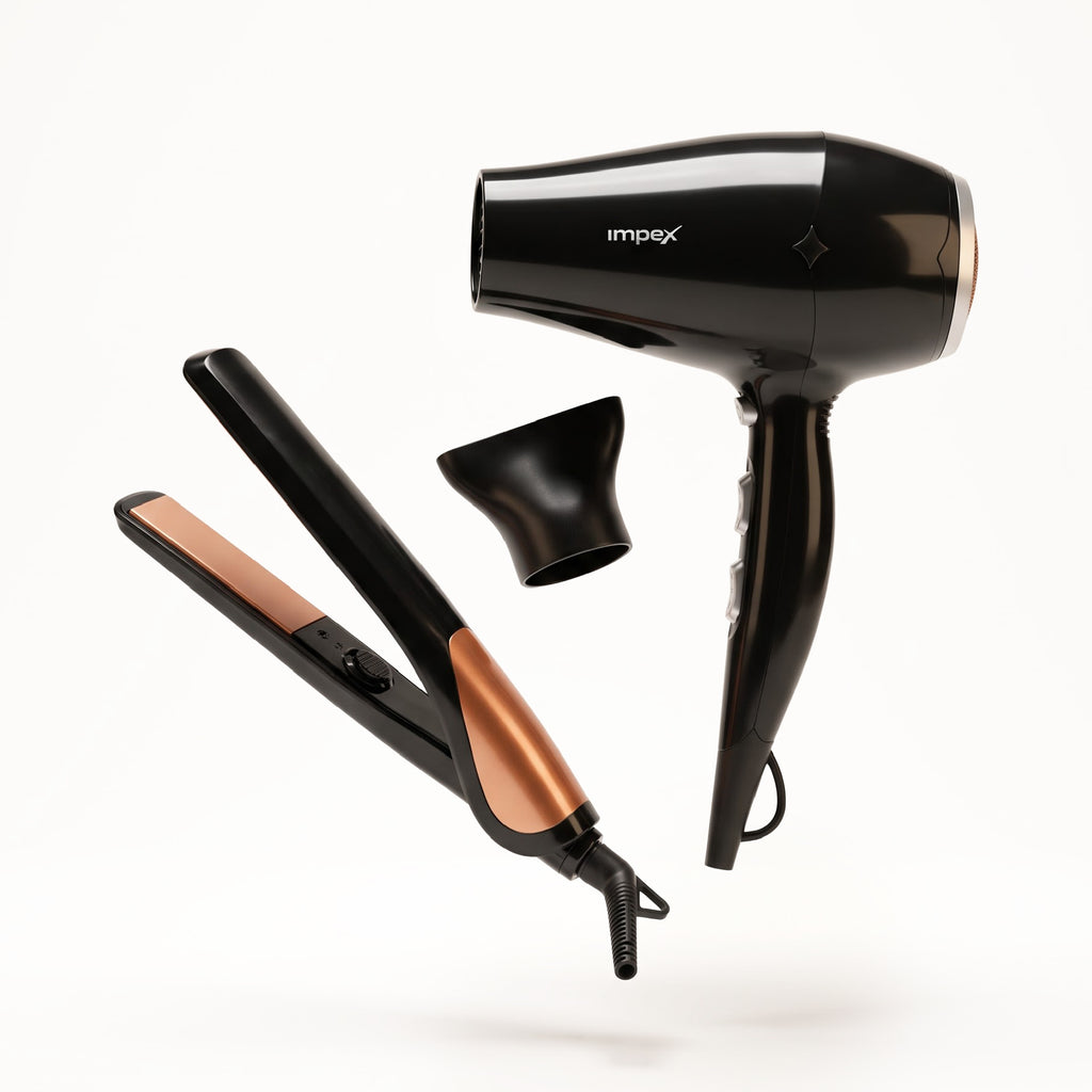 Impex HSK101 – Hair Dryer & Straightener Combo Hair Styler