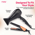 Impex HSK101 – Hair Dryer & Straightener Combo Hair Styler