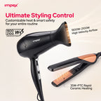 Impex HSK101 – Hair Dryer & Straightener Combo Hair Styler