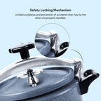 قدر ضغط ديليسي جرانيت ألومنيوم 5 لتر رمادي – DPC 5G | ضمان سنتان