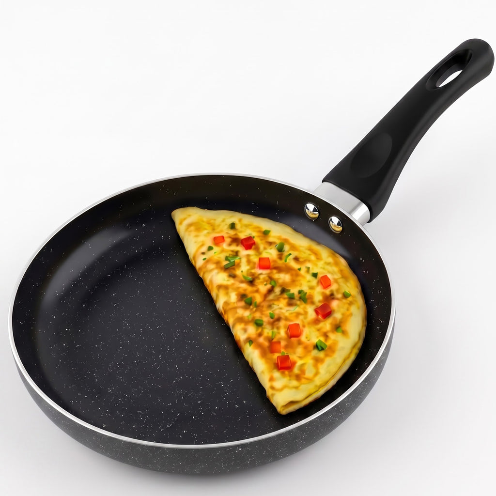 Delici Granite Gray Nonstick Fry Pan 26 cm – AFP26GE | PFOA-Free, Dishwasher Safe