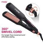 Impex HS306 – Wide Ceramic Plate Hair Straightener with Digital Temp Control