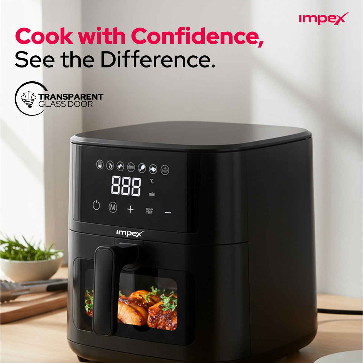 Impex 4.5L Digital Air Fryer (AF-4307)