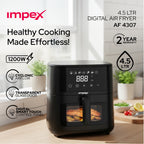 Impex 4.5L Digital Air Fryer (AF-4307)