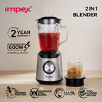 Impex 2-in-1 600W Blender & Ice Crusher (BL-3507)