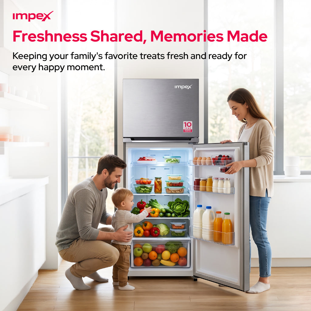 Impex IRF420SS – 458L No Frost Inverter Refrigerator | Stainless Steel