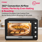 Impex 100L Electric Oven with Rotisserie & Convection (OV-2904)
