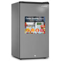 Impex IMRF140C 90L Single Door Refrigerator | Fast Cooling | Dark Grey