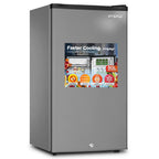 Impex IMRF140C 90L Single Door Refrigerator | Fast Cooling | Dark Grey