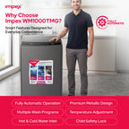 Impex WM1000TMG – 10KG Fully Automatic Top Load Washing Machine