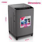 Impex WM1000TMG – 10KG Fully Automatic Top Load Washing Machine