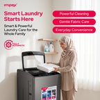 Impex WM1000TMG – 10KG Fully Automatic Top Load Washing Machine
