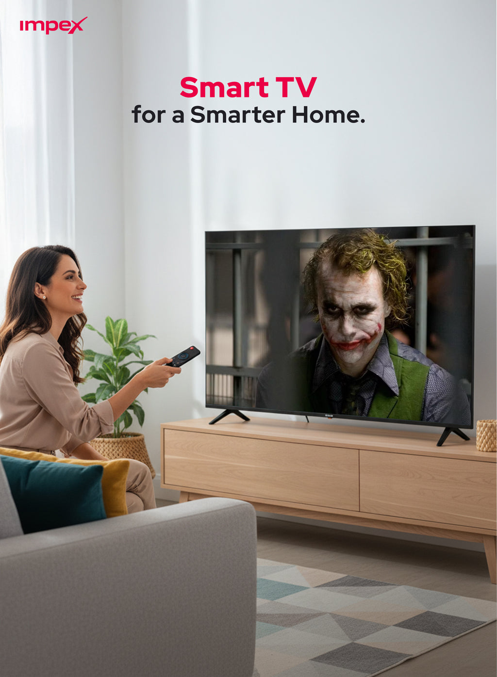 Impex evoQ43QLC2 43" QLED FHD Google TV | Google Assistant | Super Slim