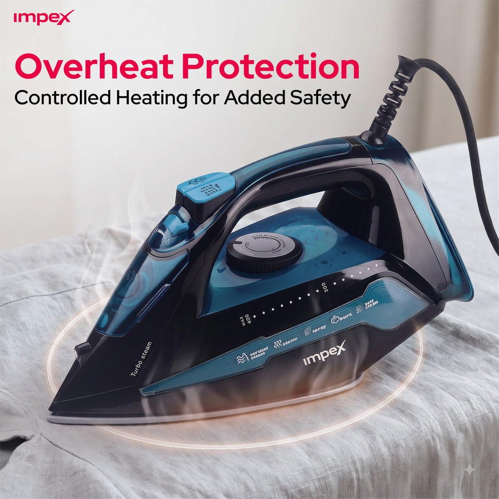 Impex Electric Steam Iron Box (IBS-404)