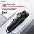 إمبيكس IHC7 - ماكينة حلاقة شعر احترافية بشاشة LED وبطارية 2000 مللي أمبير في الساعة