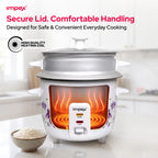 Impex RC2801 – 1 Litre 400W Electric Rice Cooker with Steamer Function