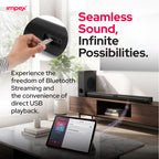 Impex BeatBeam SB6000 2.1 Soundbar | 120W | Wireless Subwoofer | 3D Audio EQ